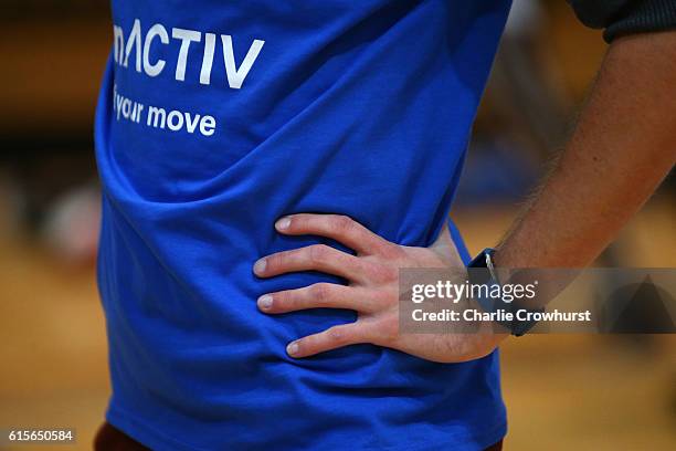 General views of participants taking part and engaging in the Fan Active work shop run by Fulham Football Club along with fitbit at The Copper Box...