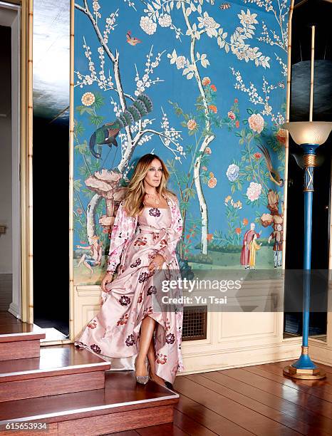 Actress and producer Sarah Jessica Parker is photographed for Rhapsody Magazine on July 30, 2016 in Los Angeles, California. PUBLISHED IMAGE.