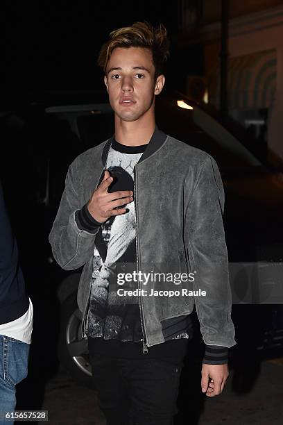 Cameron Dallas is seen in Capri for the Dolce&Gabbana Summer 2017 #DGMillennials Advertising Campaign on October 19, 2016 in Capri, Italy.