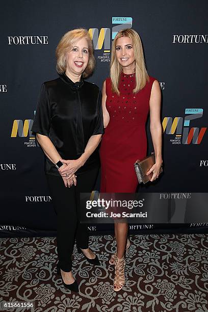 Nancy Gibbs and Ivanka Trump attend the Fortune Most Powerful Women Summit 2016 at Ritz-Carlton Laguna Niguel on October 19, 2016 in Dana Point,...