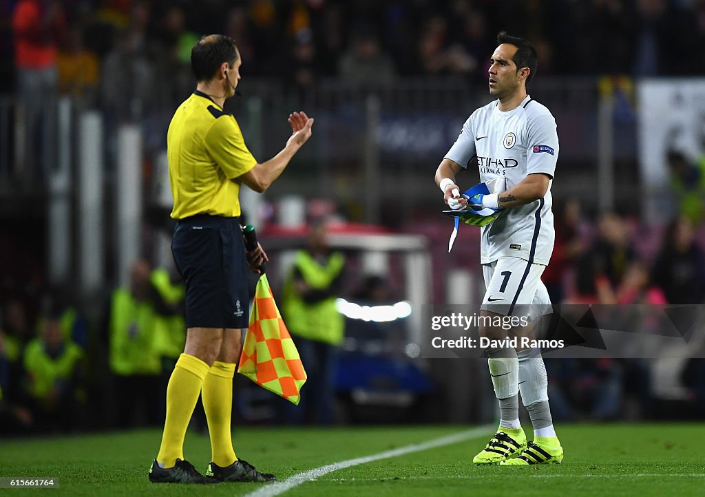 FC Barcelona v Manchester City FC - UEFA Champions League