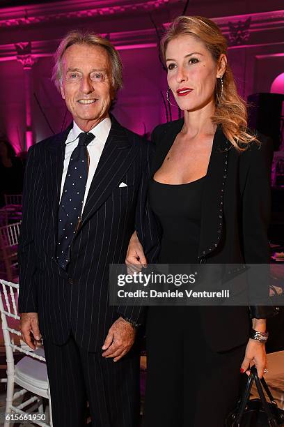 Luca Cordero di Montezemolo and Ludovica Andreoni attend the Telethon Gala during the 11th Rome Film Fest on October 19, 2016 in Rome, Italy.