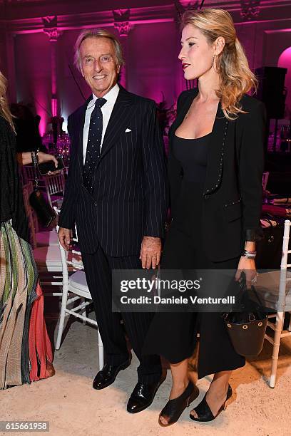 Luca Cordero di Montezemolo and Ludovica Andreoni attend the Telethon Gala during the 11th Rome Film Fest on October 19, 2016 in Rome, Italy.