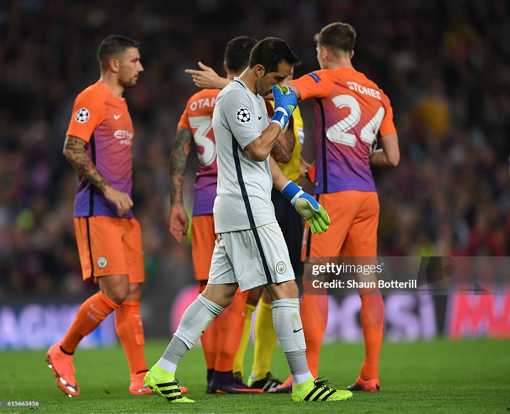 FC Barcelona v Manchester City FC - UEFA Champions League