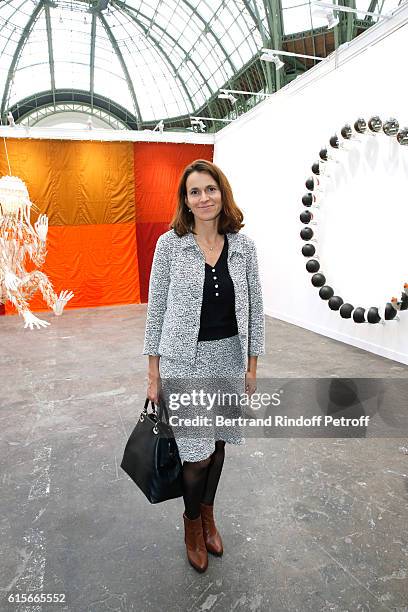 Politician Aurelie Filippetti attends the FIAC 2016 - International Contemporary Art Fair : Press Preview. Held at Le Grand Palais on October 19,...