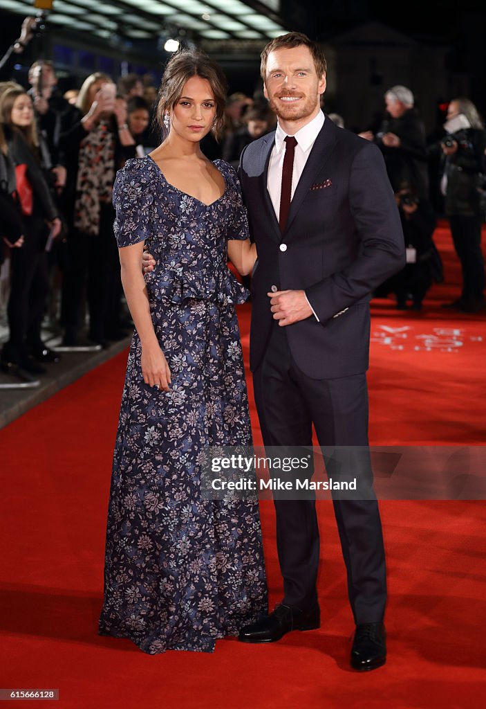 "The Light Between Oceans" - UK Premiere - Red Carpet Arrivals