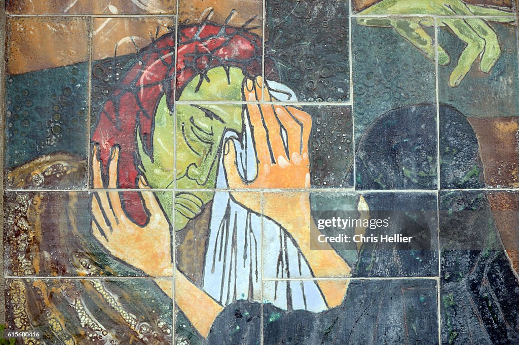 Saint Veronica Wipes Christ's Face