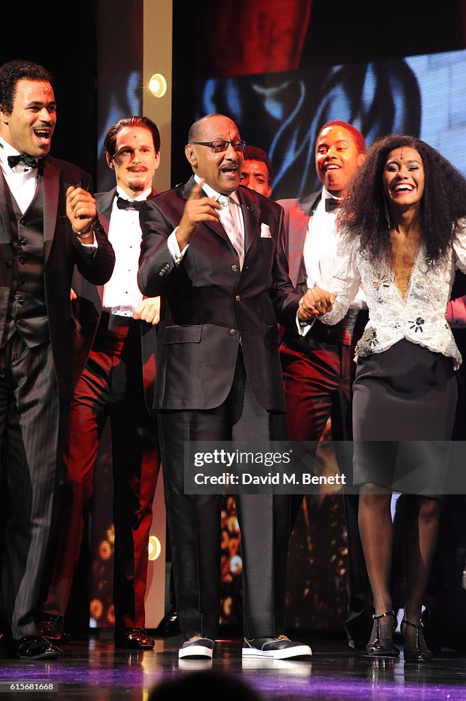 Four Tops Member Duke Fakir Visits The West End Production Of "Motown The Musical"