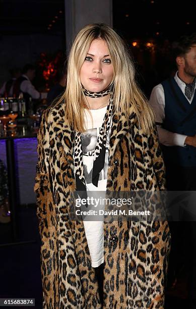 Kara Rose Marshall attends the launch of MNKY HSE late-night restaurant, Mayfair on October 19, 2016 in London, England.