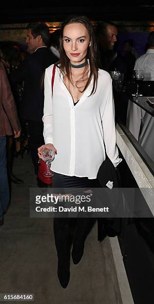 Ava West attend the launch of MNKY HSE late-night restaurant, Mayfair on October 19, 2016 in London, England.