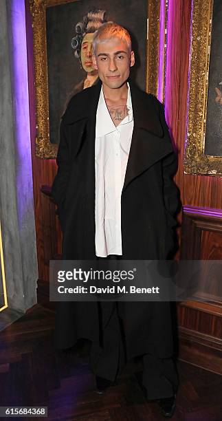 Kyle De Volle attends the launch of MNKY HSE late-night restaurant, Mayfair on October 19, 2016 in London, England.