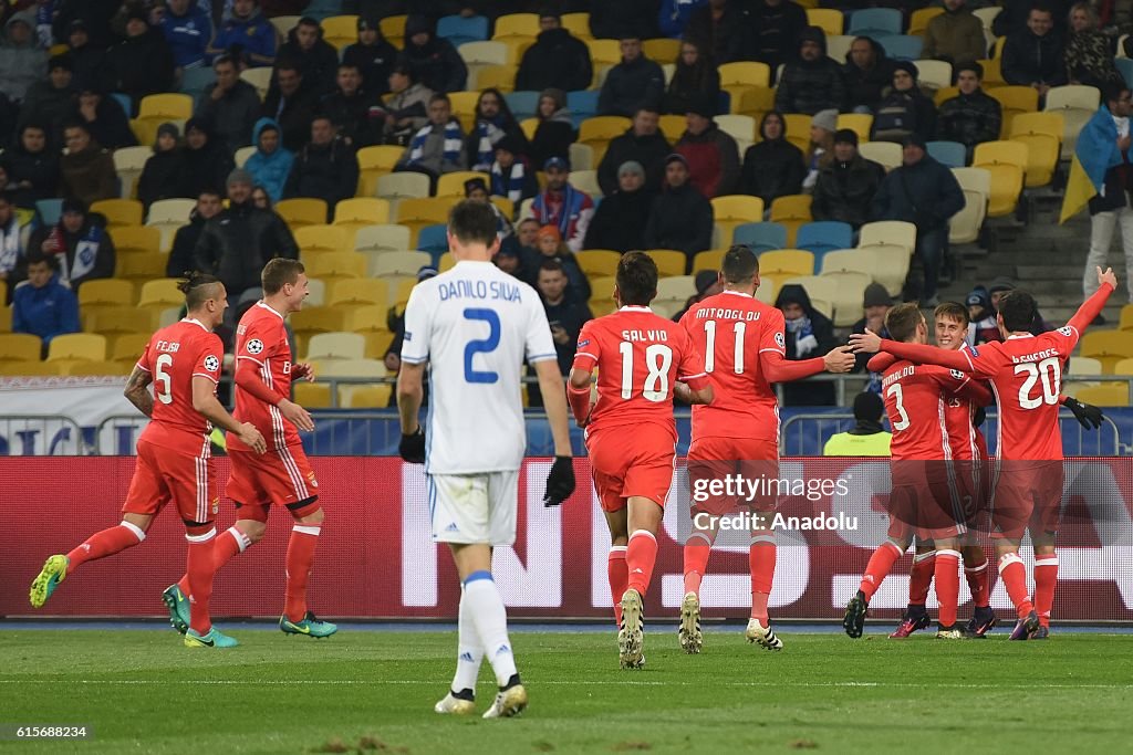 FC Dynamo Kyiv v SL Benfica - UEFA Champions League