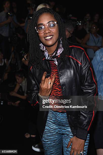 Songwriter Ingrid Burley attends KENZO x H&M Launch Event Directed By Jean-Paul Goude' at Pier 36 on October 19, 2016 in New York City.