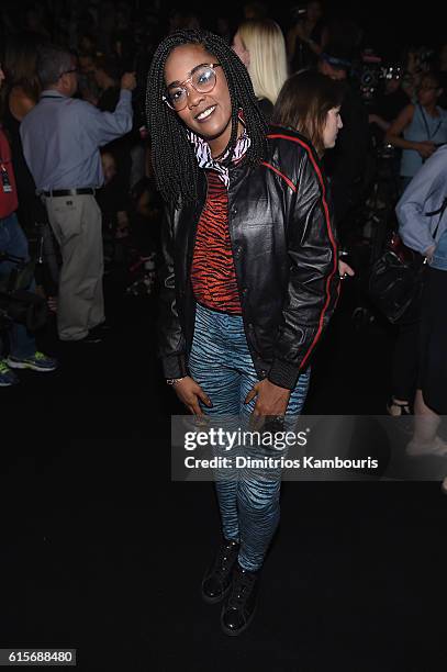 Songwriter Ingrid Burley attends KENZO x H&M Launch Event Directed By Jean-Paul Goude' at Pier 36 on October 19, 2016 in New York City.