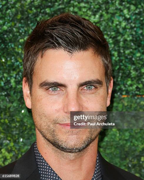 Actor Colin Egglesfield attends 7th Annual Veuve Clicquot Polo Classic at Will Rogers State Historic Park on October 15, 2016 in Pacific Palisades,...