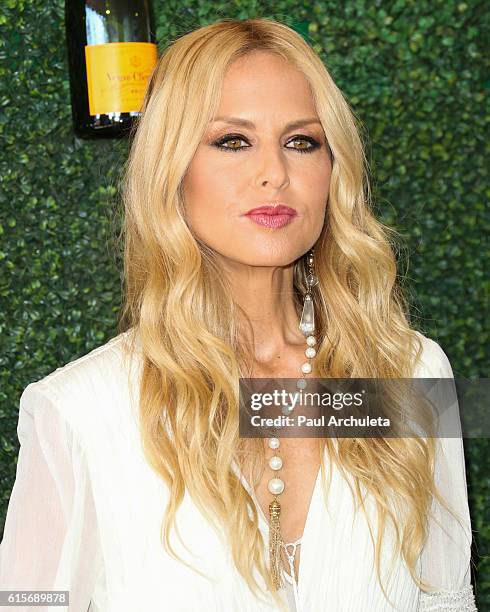 Fashion Designer Rachel Zoe attends 7th Annual Veuve Clicquot Polo Classic at Will Rogers State Historic Park on October 15, 2016 in Pacific...