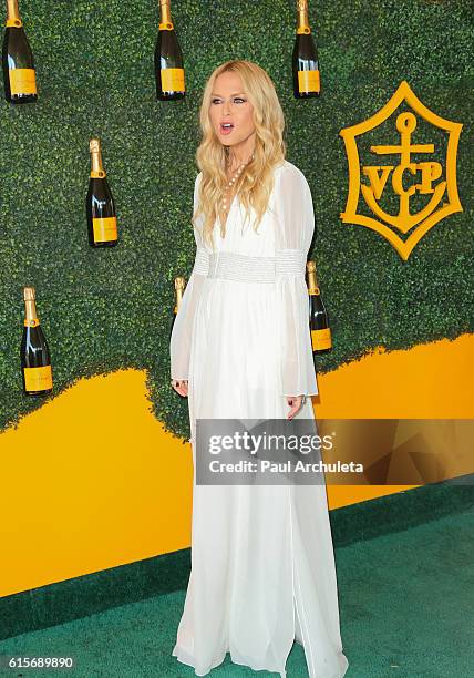 Fashion Designer Rachel Zoe attends 7th Annual Veuve Clicquot Polo Classic at Will Rogers State Historic Park on October 15, 2016 in Pacific...