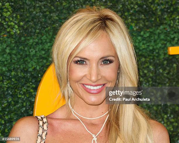 Actress Camille Anderson attends the 7th Annual Veuve Clicquot Polo Classic at Will Rogers State Historic Park on October 15, 2016 in Pacific...