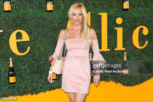 Actress Camille Anderson attends the 7th Annual Veuve Clicquot Polo Classic at Will Rogers State Historic Park on October 15, 2016 in Pacific...