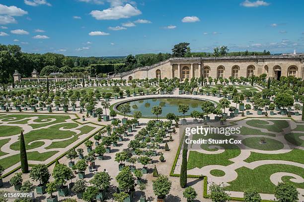 the orangery. versailles. france, paris - yvelines stock pictures, royalty-free photos & images