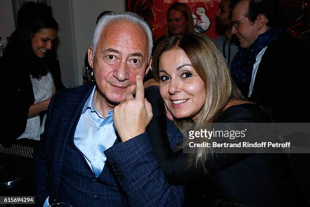 Bandmaster Vladimir Spivakov and his wife Sati attend the Dinner at Galerie Azzedine Alaia, with a performance of the Contemporary Artist, Mike...