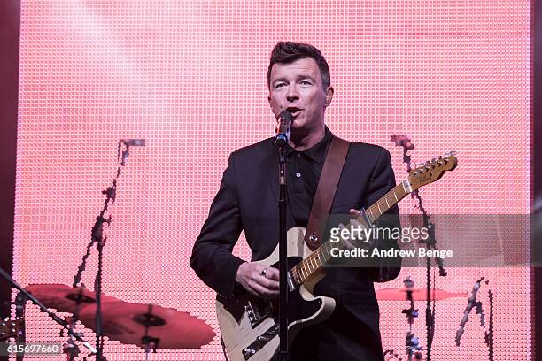 Rick Astley performs at the Audio & Radio Industry Awards at First Direct Arena Leeds on October 19, 2016 in Leeds, England.