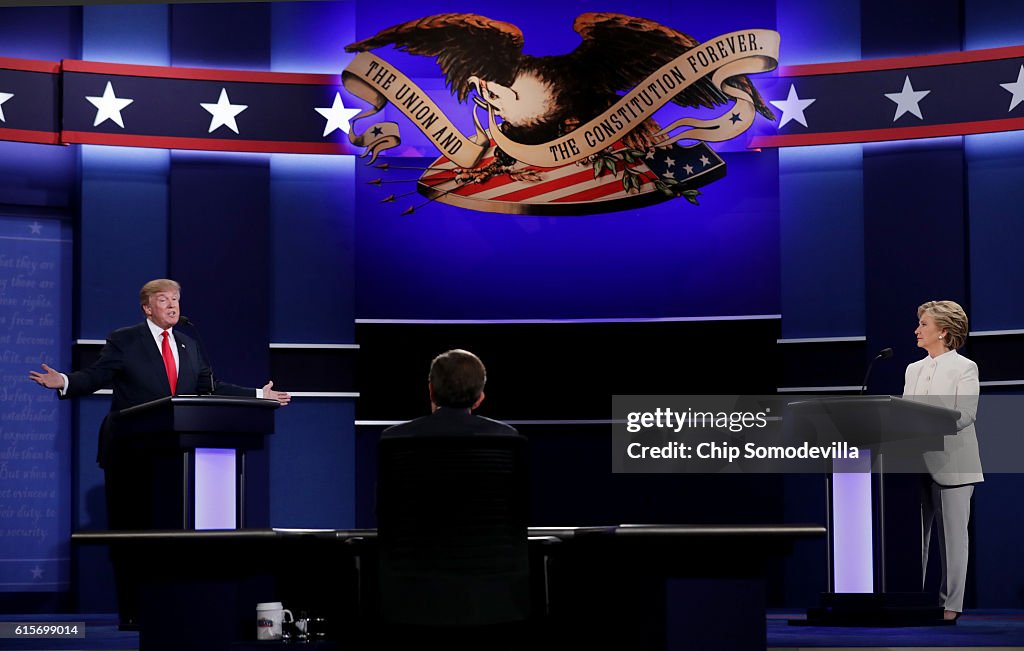 Final Presidential Debate Between Hillary Clinton And Donald Trump Held In Las Vegas