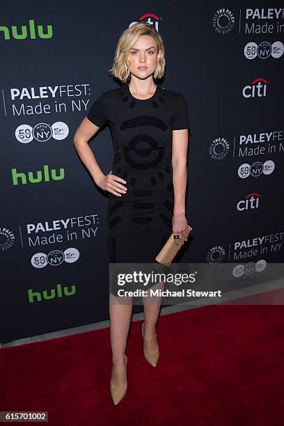 Actress Erin Richards attends PaleyFest New York 2016 presents "Gotham" at The Paley Center for Media on October 19, 2016 in New York City.