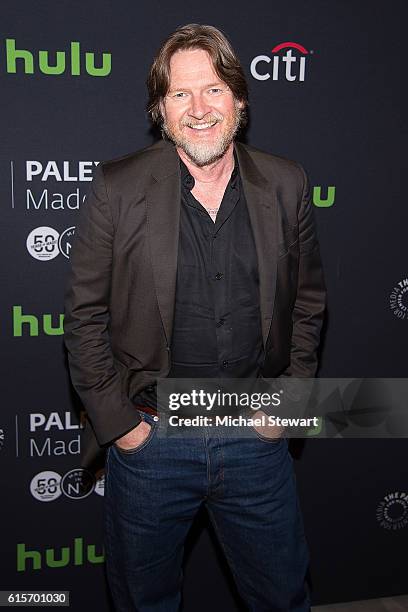 Actor Donal Logue attends PaleyFest New York 2016 presents "Gotham" at The Paley Center for Media on October 19, 2016 in New York City.