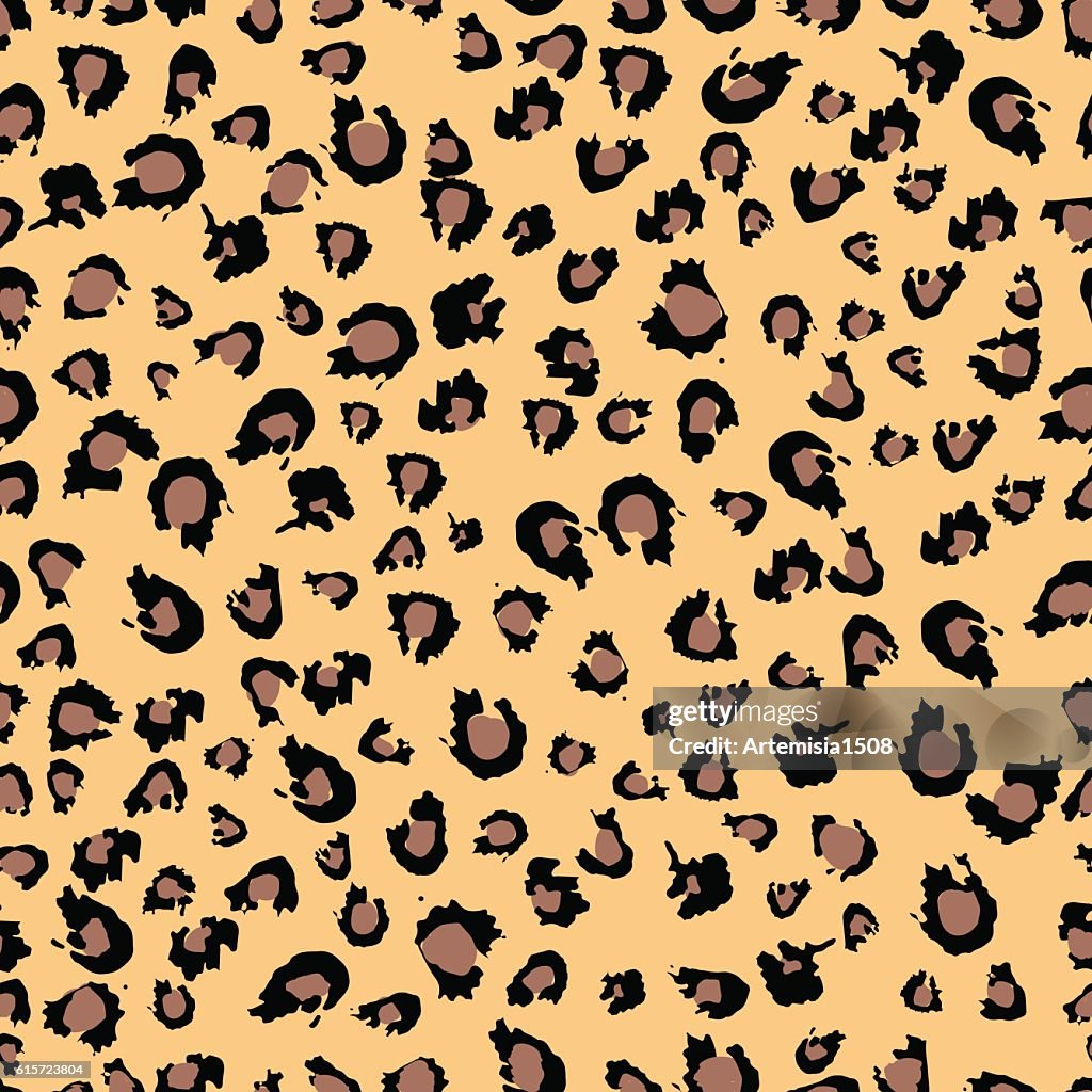 Leopard Seamless Pattern Design Vector High-Res Vector Graphic - Getty ...