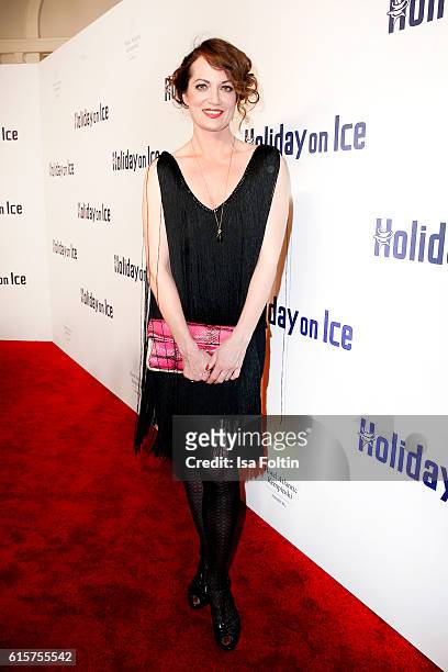 German actress Natalia Woerner attends the 'Holiday on Ice' gala at Hotel Atlantic on October 19, 2016 in Hamburg, Germany.