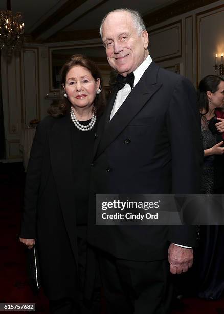 Jo Carole Lauder and Ronald Lauder attend the National Committee On American Foreign Policy 2016 Gala Dinner on October 19, 2016 in New York City.