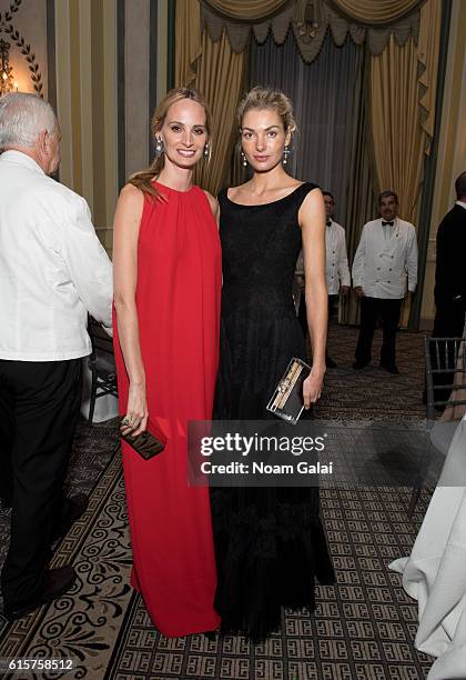 Contributing editor at Vogue Lauren Santo Domingo and model Jessica Hart attend Dior + The Boys' Club of New York 68th annual fall dance at The...