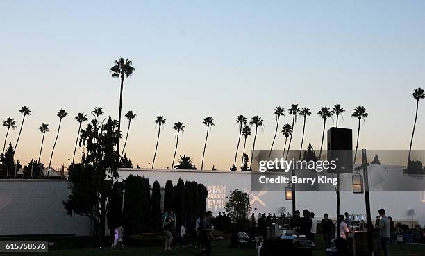 General view of atmosphere at the premiere of IFC's 'Stan Against Evil' at Hollywood Forever on October 19, 2016 in Hollywood, California.