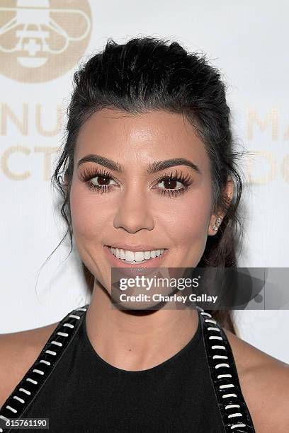 Tv personality Kourtney Kardashian attends Cocktail Party With Manuka Doctor Global Brand Ambassador Kourtney Kardashian at Gracias Madre on October...