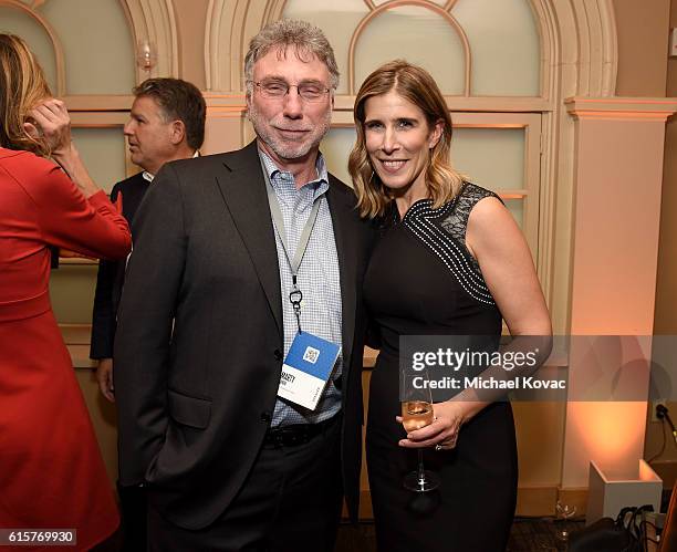 Executive editor of The Washington Post Martin Baron and Vanity Fair contributing editor Sarah Ellison attend the Vanity Fair New Establishment...