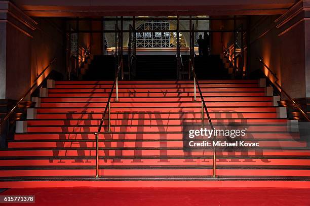 General view of atmosphere at the Vanity Fair New Establishment Summit cocktail party at The Ferry Building on October 19, 2016 in San Francisco,...