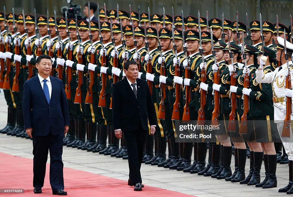 Philippine President Rodrigo Duterte Visits China