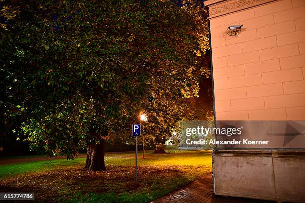 General view of the Oberlandesgericht Celle courthouse ahead of the first day trial of Safia S. On October 20, 2016 in Celle, Germany. Safia S. Is...