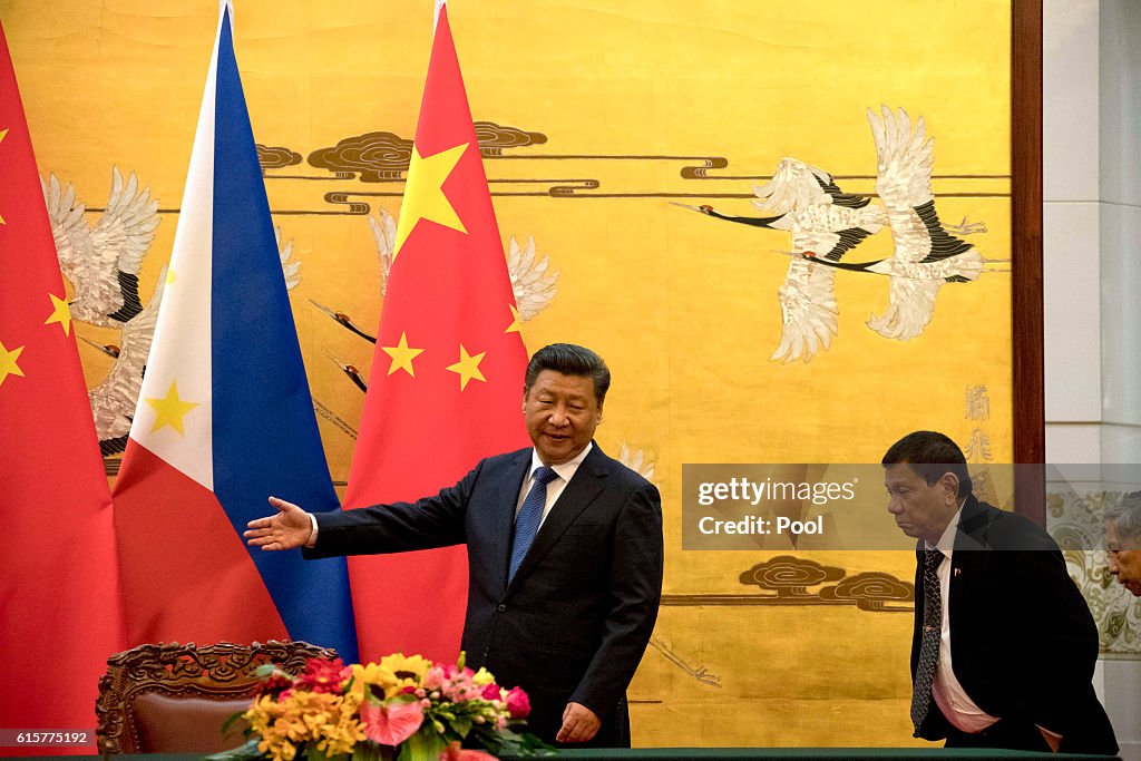 Philippine President Rodrigo Duterte Visits China