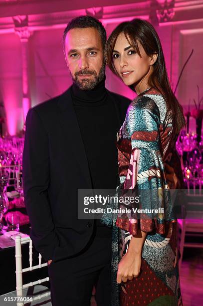 Raoul Bova and Rocio Munoz Morales attend the Telethon Gala during the 11th Rome Film Fest on October 19, 2016 in Rome, Italy.
