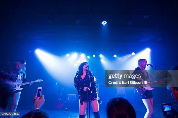 The Atomics perform at The Roxy Theatre on October 19, 2016 in West Hollywood, California.