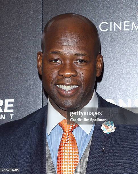 David Roberts attends the screening Of "American Pastoral" hosted by Lionsgate and Lakeshore Entertainment with Bloomberg Pursuits at Museum of...