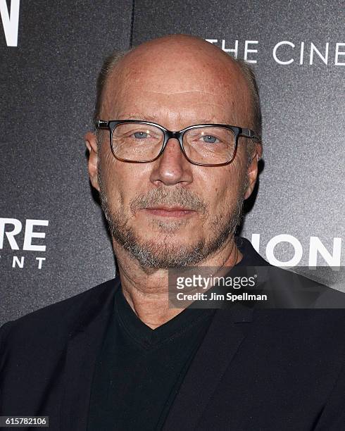 Writer Paul Haggis attends the screening Of "American Pastoral" hosted by Lionsgate and Lakeshore Entertainment with Bloomberg Pursuits at Museum of...