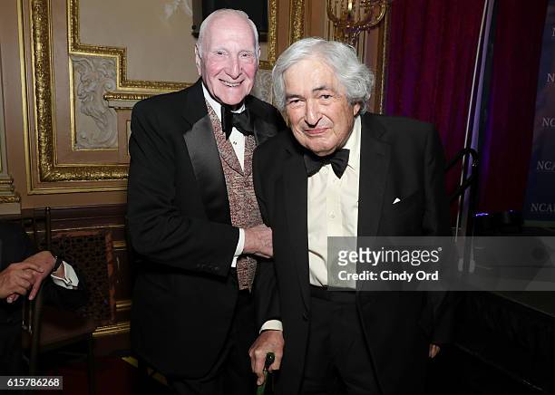 James D. Wolfensohn and Daniel Rose attend the National Committee On American Foreign Policy 2016 Gala Dinner on October 19, 2016 in New York City.