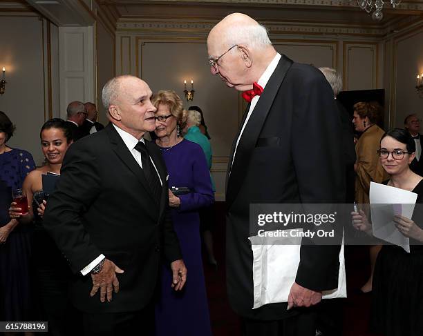 Ray Kelly and Paul A. Volcker attend the National Committee On American Foreign Policy 2016 Gala Dinner on October 19, 2016 in New York City.