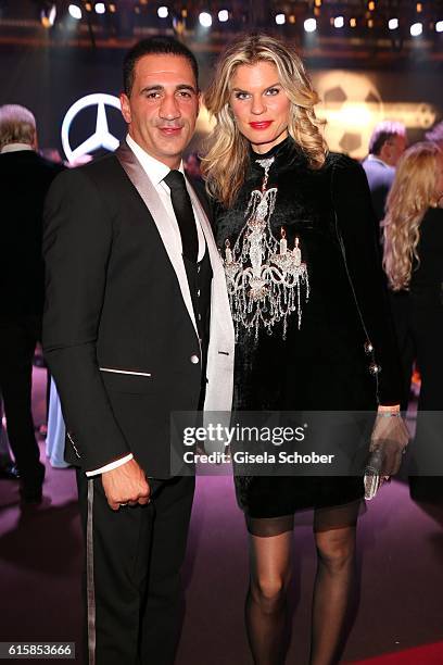 Janina Oezen-Otto and her husband Ismail Oezen during the Tribute To Bambi at Station on October 6, 2016 in Berlin, Germany.