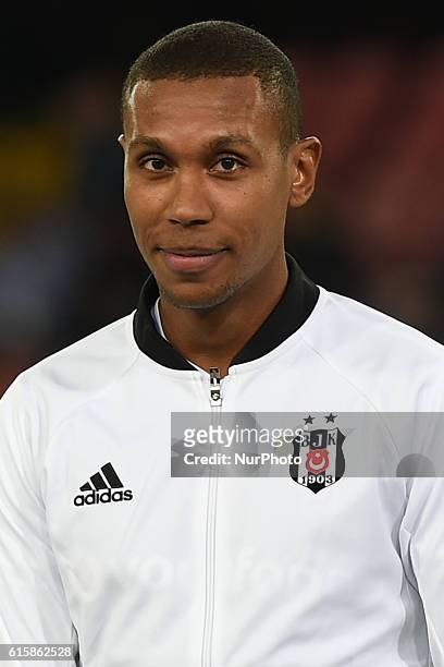 Marcelo Antonio Guedes Filho of Besiktas during the UEFA Champions League match between SSC Napoli and Besiktas at Stadio San Paolo Naples Italy on...