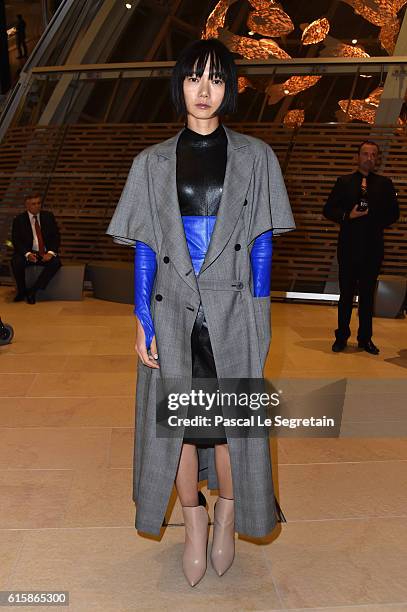 Doona Bae attends a Cocktail for the opening of "Icones de l'Art Moderne, La Collection Chtchoukine"at Fondation Louis Vuitton on October 20, 2016 in...