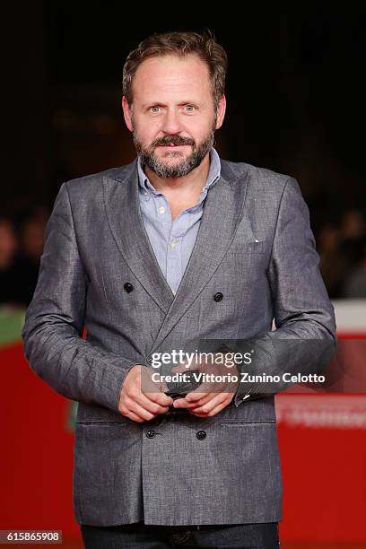 Samuel Finzi walks a red carpet for 'Fritz Lang' during the 11th Rome Film Festival at Auditorium Parco Della Musica on October 20, 2016 in Rome,...